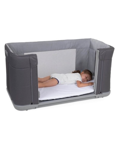 Uşaq beşiyi Chicco Next2Me Forever Moon Grey, 121x73.8x108.2 sm, 0+ ay