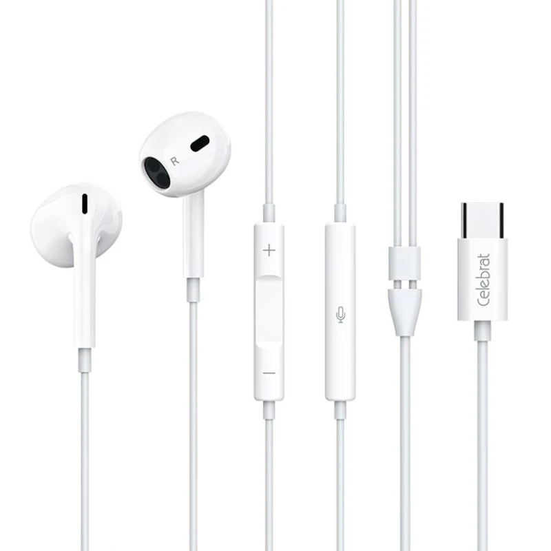 Simli qulaqlıqlar Celebrat E400 White Simli qulaqlıqlar Celebrat E400 White