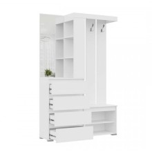 Tumbalı asılqan Art_asilqan_38, laminat, ağ, 180х100х35 sm