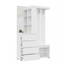 Tumbalı asılqan Art_asilqan_38, laminat, ağ, 180х100х35 sm