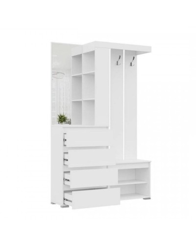 Tumbalı asılqan Art_asilqan_38, laminat, ağ, 180х100х35 sm