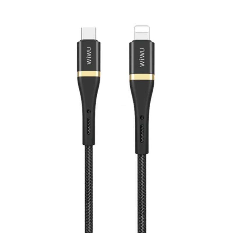 Kabel Wiwu Elite Wi-C010 USB-C to Lightning, 1.2m, black