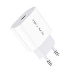 Сетевое зарядное устройство Borofone BA61A, Белый Сетевое зарядное устройство Borofone BA61A, Белый