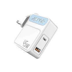 Сетевое зарядное устройство Aspor A839, Белый Сетевое зарядное устройство Aspor A839, Белый