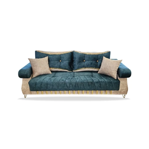 Диван Foresta Amazon FRST_99000019, синий/золотистый Диван Foresta Amazon FRST_99000019, синий/золотистый