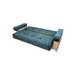 Диван Foresta Amazon FRST_99000019, синий/золотистый Диван Foresta Amazon FRST_99000019, синий/золотистый