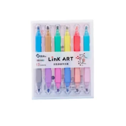 Набор двусторонних фломастеров, 6 шт Набор двусторонних фломастеров, 6 шт