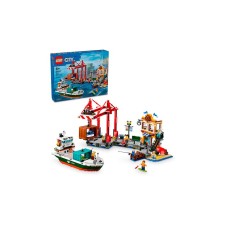 Konstruktor LEGO Seaside Harbor with Cargo Ship V29 60422, 8+ yaş, 1190 hissə