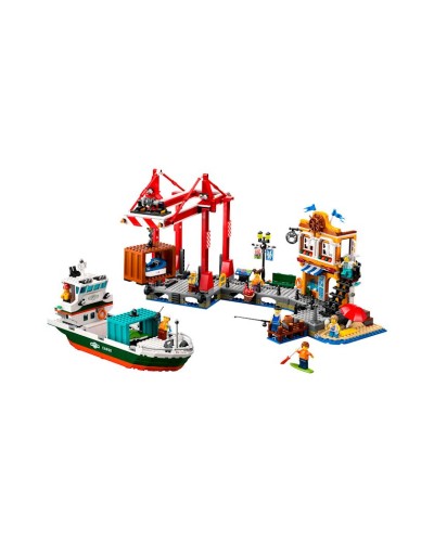 Konstruktor LEGO Seaside Harbor with Cargo Ship V29 60422, 8+ yaş, 1190 hissə