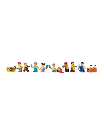 Konstruktor LEGO Seaside Harbor with Cargo Ship V29 60422, 8+ yaş, 1190 hissə