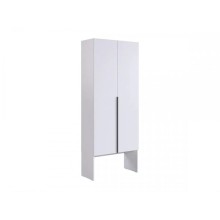 Dəhliz üçün şkaf Art Mebel 39, laminat, ağ, 200х110х45 sm