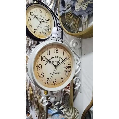 Divar saatı SS-085, 27 sm, ağ Divar saatı SS-085, 27 sm, ağ