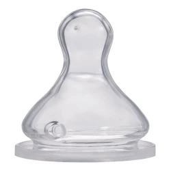 Süşə qabları üçün taxmalar dəsti Baby Nova 0-24 ay, su üçün, ortodontik, silikon, 2 əd, şəffaf