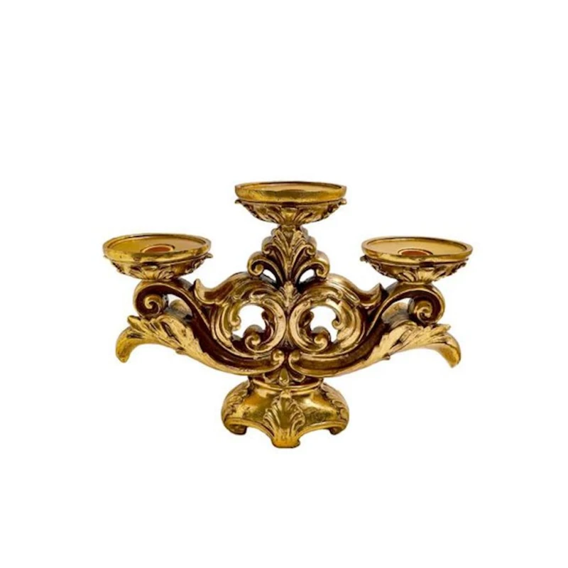 Şamdan Hom-me 3 şam üçün, Qızılı Şamdan Hom-me 3 şam üçün, Qızılı