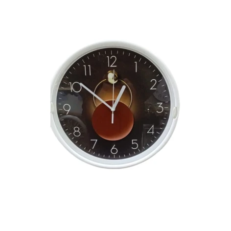 Divar saatı Bayramov Group SS-152, ağ, 30 sm