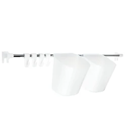 Набор рейлинга Berossi Prestige, 23х63х12 см, белый