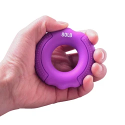 Кистевой эспандер Gymnic 1135, силиконовый, 36 кг, фиолетовый