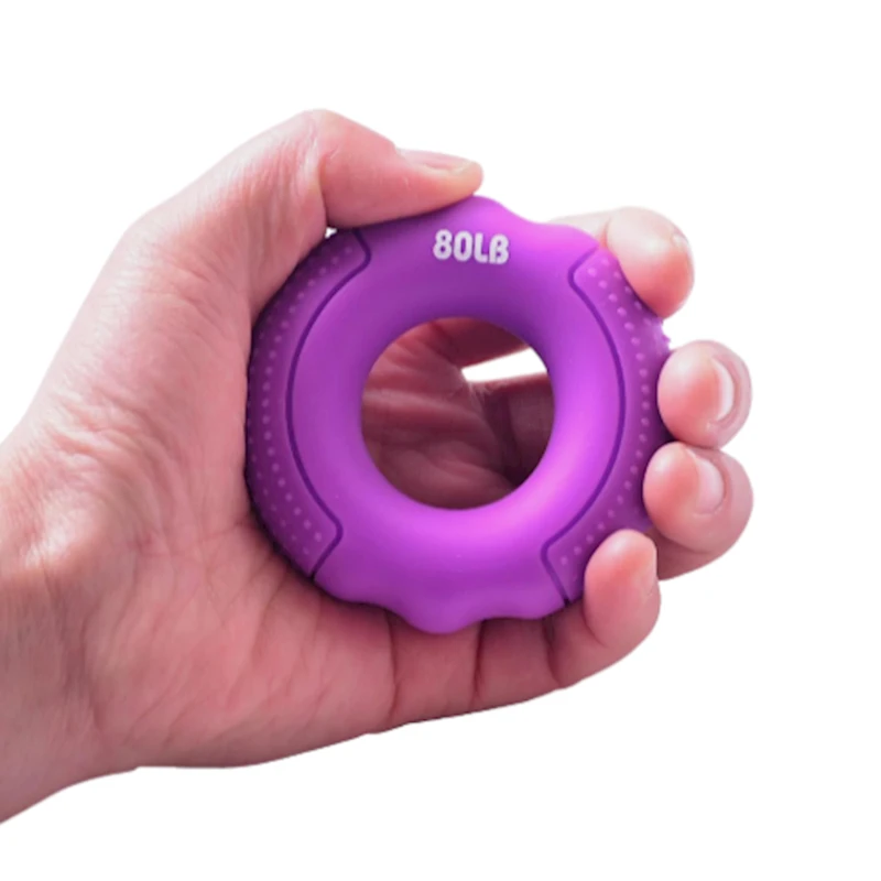 Кистевой эспандер Gymnic 1135, силиконовый, 36 кг, фиолетовый Кистевой эспандер Gymnic 1135, силиконовый, 36 кг, фиолетовый