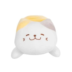 Мягкая игрушка Miniso Суши-Кот Тамагояки 39x18x20 см, белый/желтый