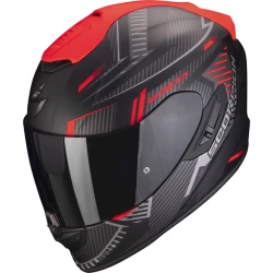 Мотошлем Scorpion EXO-1400 Evo Air Shell Matt Black-Red XXL