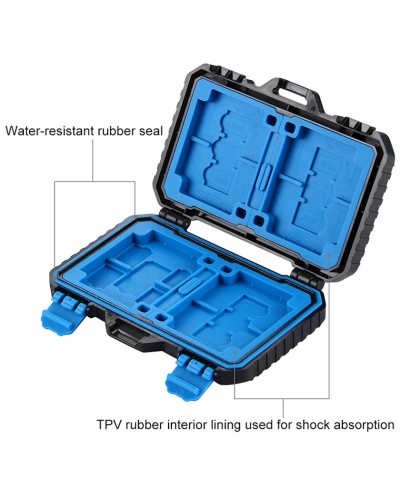 Yaddaş kartları üçün saxlama qabı Puluz PU5002