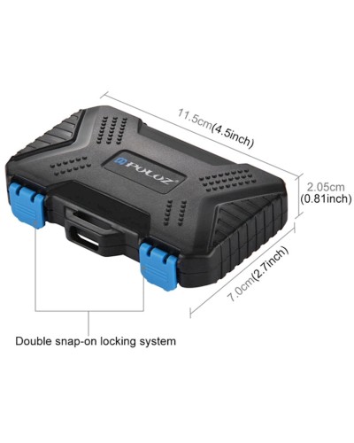 Yaddaş kartları üçün saxlama qabı Puluz PU5002