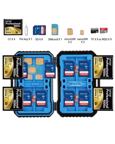 Yaddaş kartları üçün saxlama qabı Puluz PU5002