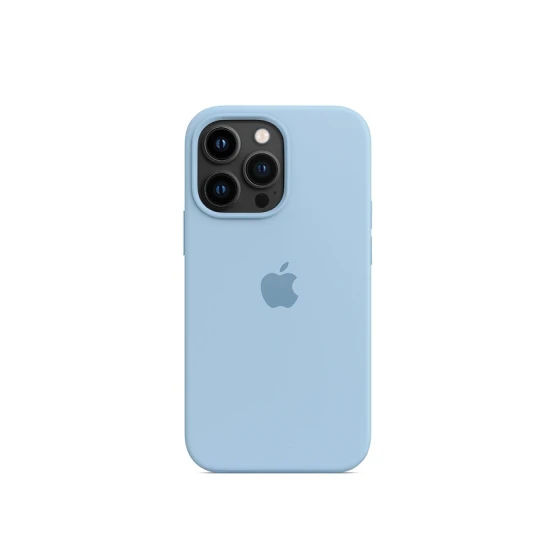 Çexol Apple Silicone 13 Pro Sky Blue üçün