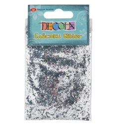 Блестки декоративные Decola, 0.1 мм, 20 г, серебристый