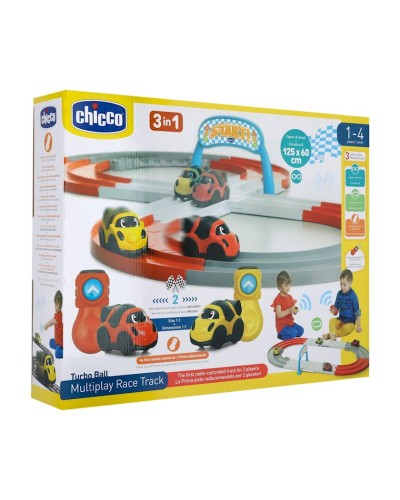 Radio idarəetmə ilə avtotrek Chicco My First Turbo Ball Track 3in1, 1-4 yaş