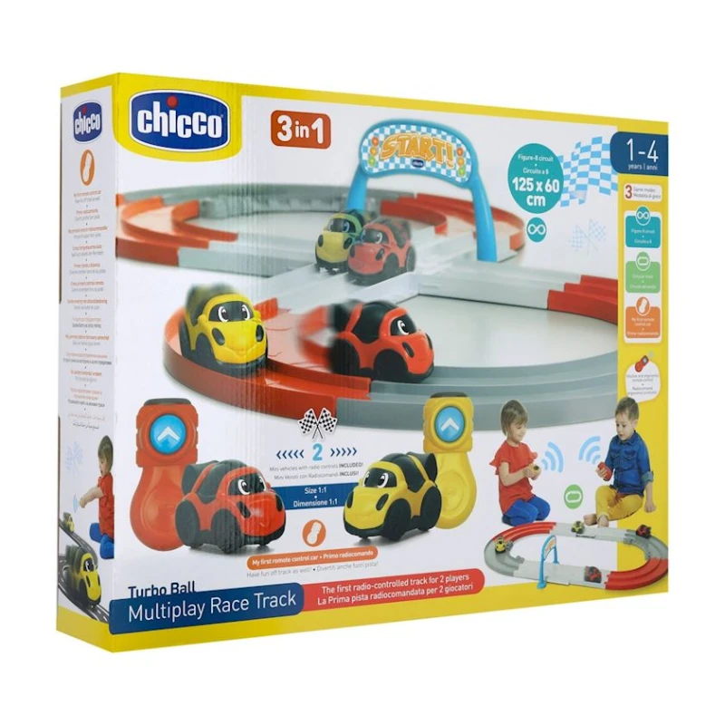 Автотрек на радиоуправлении Chicco My First Turbo Ball Track 3in1, 1-4 лет