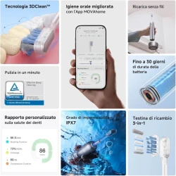 Elektrik diş fırçası Mova 3D Clean ATB15A/BL