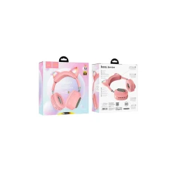 Simsiz qulaqlıqlar Hoco ESD13 Pink + Audio kabel Hoco UPA24 AUX