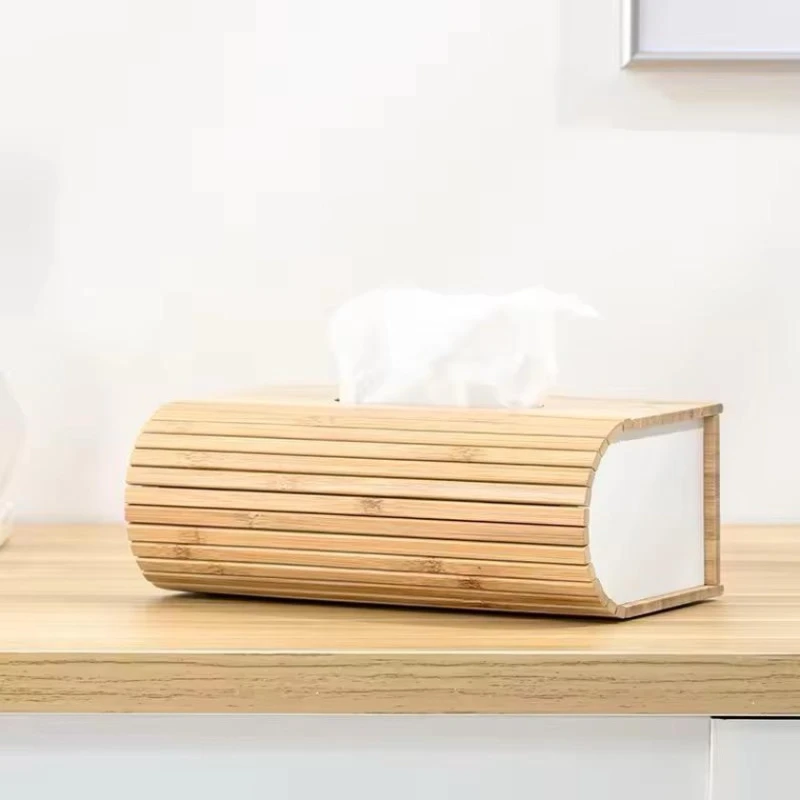 Salfet qabı, bambuk, qəhvəyi, 15x19 sm