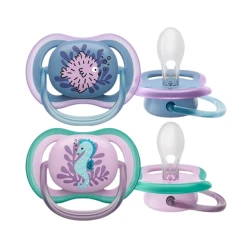 Набор пустышек Philips AVENT Ultra Air deco for girl, 6-18 месяцев, 2 шт