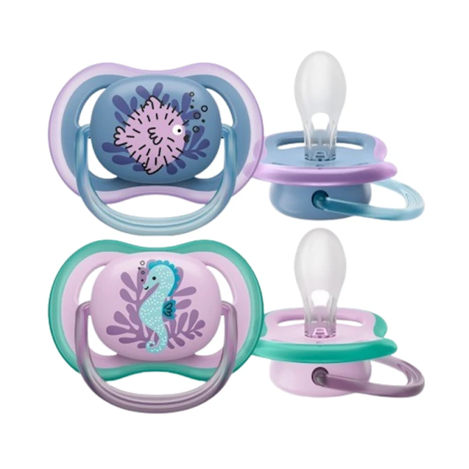Əmzik dəsti Philips AVENT Ultra Air deco for girl, 6-18 ay, 2 əd Əmzik dəsti Philips AVENT Ultra Air deco for girl, 6-18 ay, 2 əd