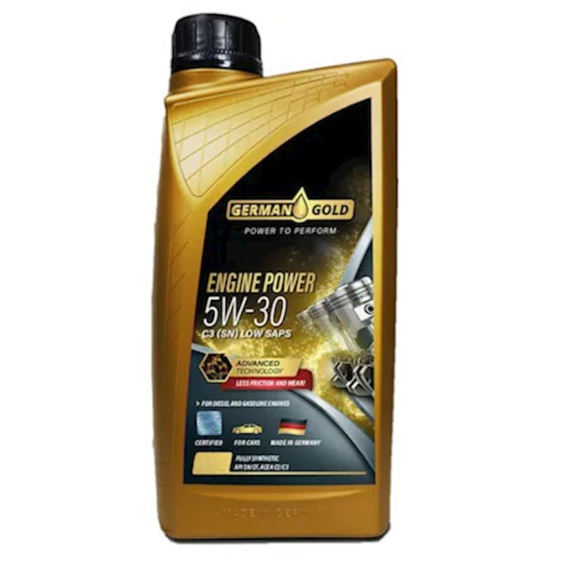 Motor yağı German Gold Engine Power 5w-30 C3 (SN) Low SAPS, sintetik, 4 l