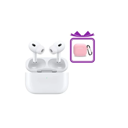 Беспроводные наушники Apple AirPods Pro 2 + Чехол для наушников Pink В подарок Беспроводные наушники Apple AirPods Pro 2 + Чехол для наушников Pink В подарок
