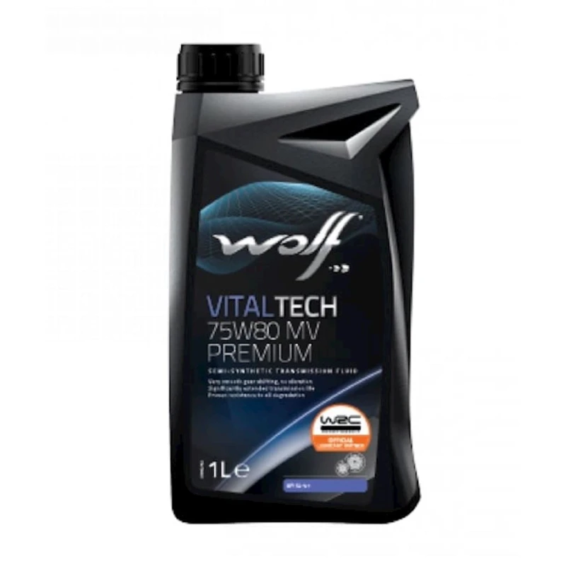 Трансмиссионное масло Wolf VitalTech 75W80 MV Premium, 1 л Трансмиссионное масло Wolf VitalTech 75W80 MV Premium, 1 л