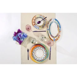 Сервиз обеденный Porland Ruanda 04ALM007722, 60 предметов, на 12 персон, фарфор, разноцветный