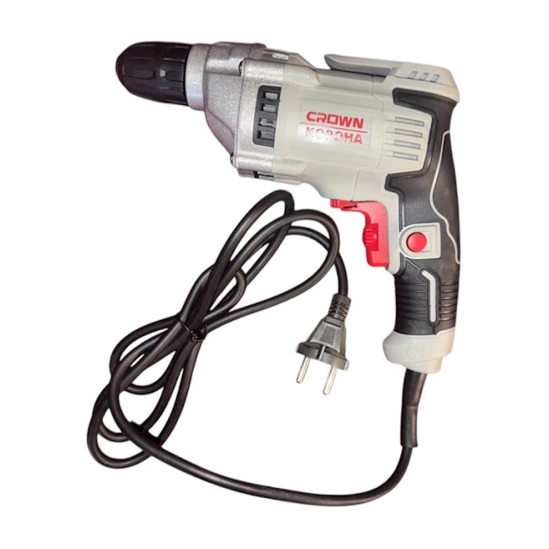 Дрель безударная Сrown CT10610 610 Вт, 2800 об/мин, Black/Gray