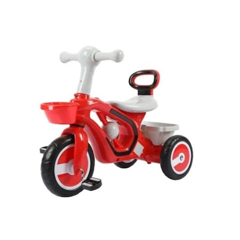 Uşaqlar üçün üçtəkərli velosiped KL-818, 69x51x48 sm, qırmızı