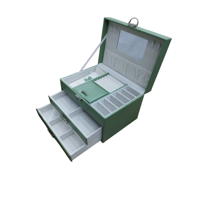 Органайзер NH_RTF, 25x16x18 см, кожа/пластик, зеленый