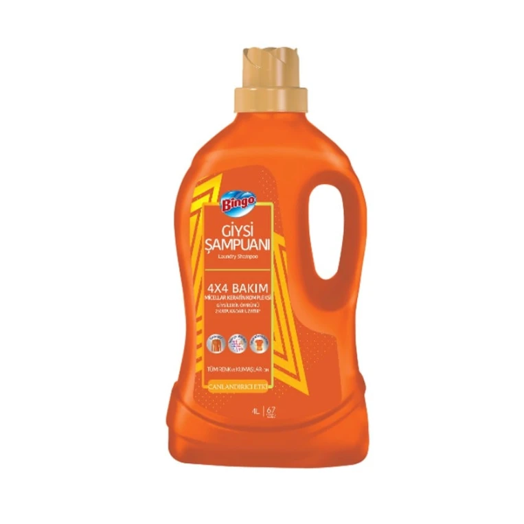 Гель для стирки Bingo 4x4 Bakım универсальный, 4 л Гель для стирки Bingo 4x4 Bakım универсальный, 4 л
