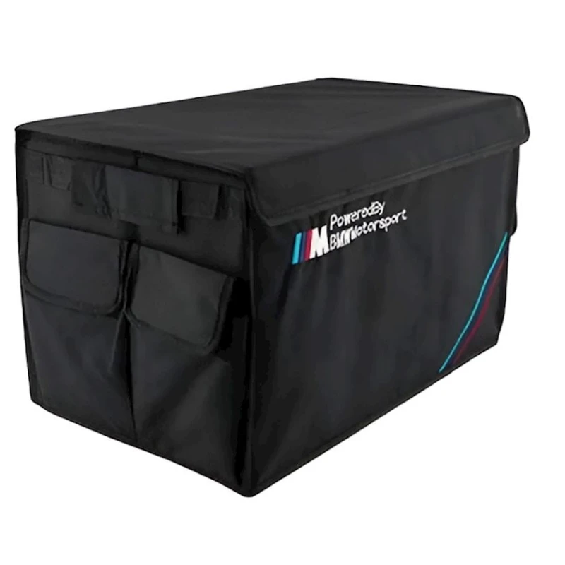 Avtomobil üçün çanta-orqanayzer BMW, 30x30x50 sm, qara Avtomobil üçün çanta-orqanayzer BMW, 30x30x50 sm, qara