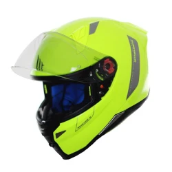 Мотошлем MT Helmets MT Helmets Revenge 2 Solid A3 Fluor Yellow Gloss, размер XXL