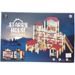 Кукольный домик Starry house, 53x36 см, 6+, разноцветный Кукольный домик Starry house, 53x36 см, 6+, разноцветный