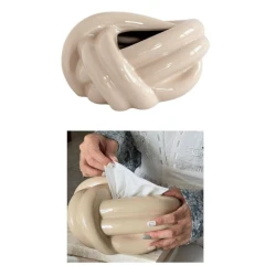 Salfet qabı BHD2016124, bej, 11.5x16x22 sm