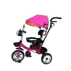 Детский трехколесный велосипед X7, розовый