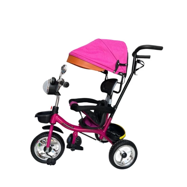 Uşaq üçün üçtəkərli velosiped X7, çəhrayı